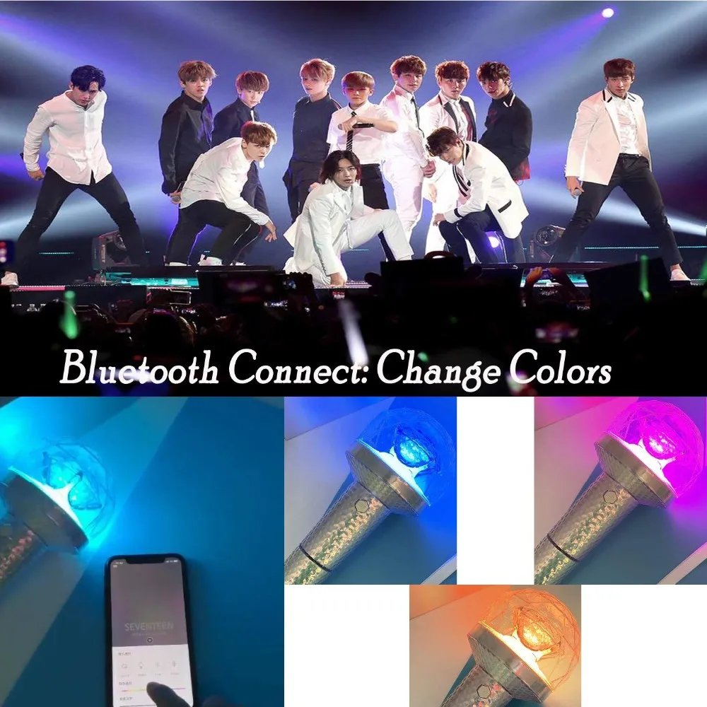 Светильник Kpop для Seventeen Ver.2 Bluetooth для Seventeen концертный светильник на батарейках концертный фонарь подарки на год