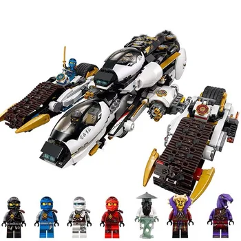 

New 1146pcs Ninja Ultra Stealth Raider Building Blocks Compatible With Lepining Ninjagoes 70595 Bricks Toys For Children Gift