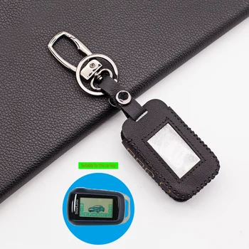 

A92 Stylish 100% Leather Key Case For Starline Twage A64 A92 A95 A94 T94 Two-Way Car Alarm LCD Transmitter Remote Fob Cover