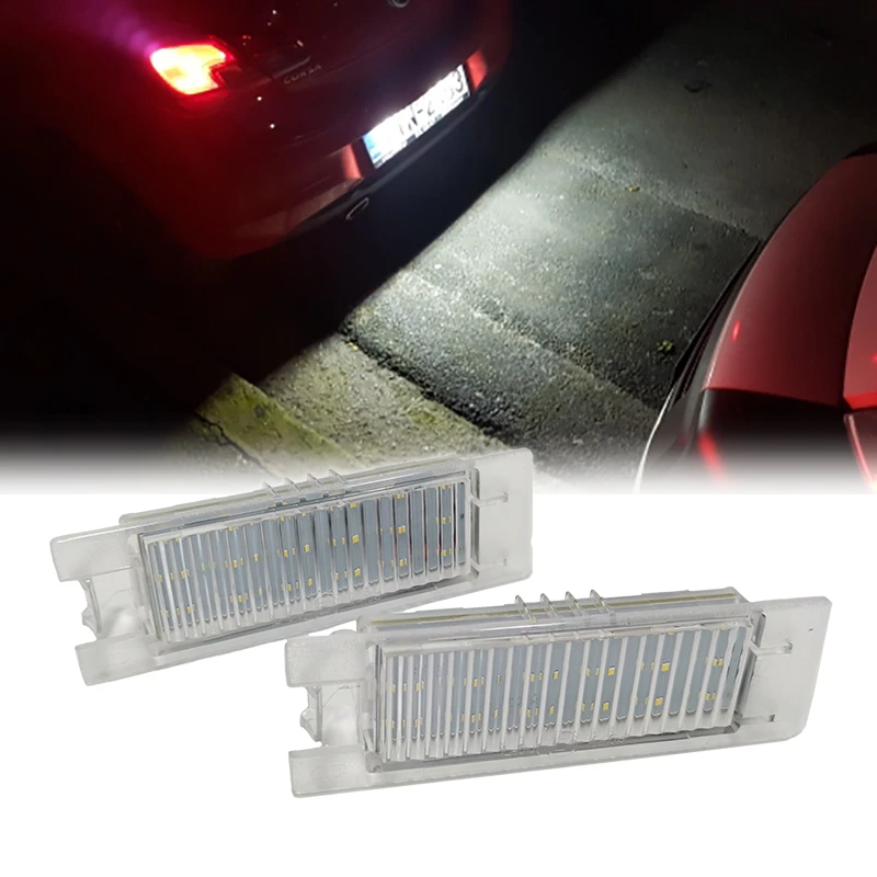 18 Smd Led Kennzeichen Licht Lampen Fur Opel Vauxhall Adam Astra H J K Cascada Corsa C D E Insignia Ein License Plate Lightcorsa Aliexpress 