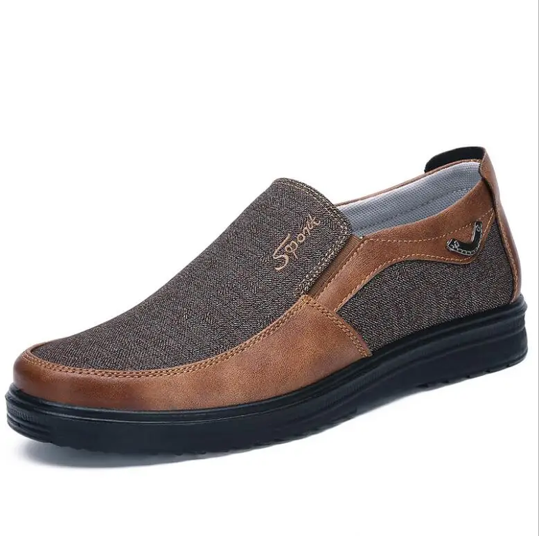 Новые осенние удобные повседневные туфли Мужская парусиновая обувь мужская удобная обувь модная брендовая обувь на плоской подошве - Цвет: 936 khaki