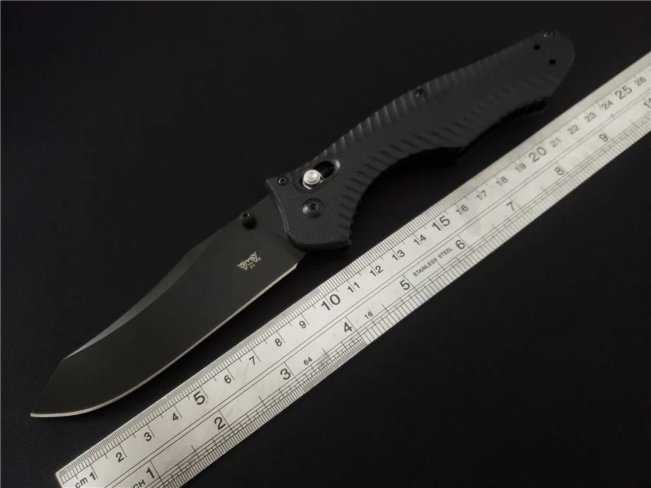 Магазин Gryan BM складные ножи D2 лезвие G10 ручка Открытый Тактический Кемпинг Аварийный карманный нож утилита EDC инструменты - Цвет: Черный