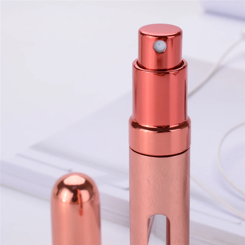 12ML Portable Refillable Mini Perfume Spray Bottle Empty Cosmetic Container Aluminum Atomizer Makeup Travel Perfume Atomizer