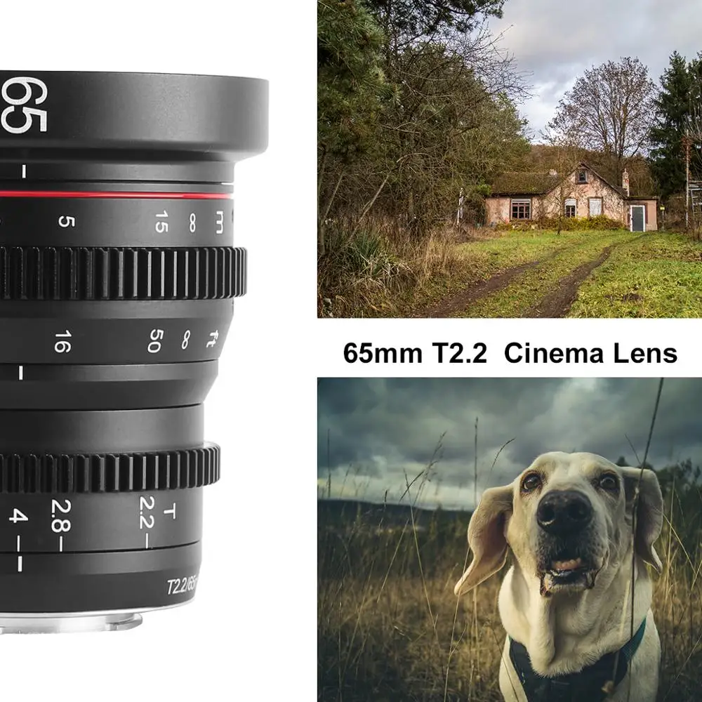 US $399.99 Meike 65mm T22 Large Aperture Manual Focus Cine Lens For MFT M43 Mount Olympus Panasonic Lumix Omd Em10 Mark Iii G7 G9 G5