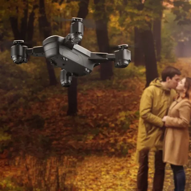 $56.32  GPS Folding Quadcopter Four-axis Aircraft With 1080P HD Camera Drone Aircraft Aerial Drone Fixed He