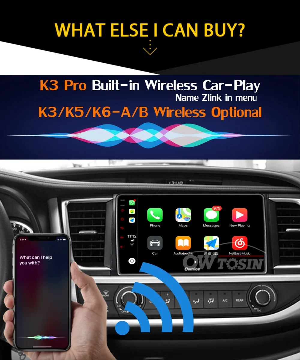 360 ° панорамный Android 9,0 4+ 64G gps радио CarPlay SPDIF DSP автомобильный мультимедийный плеер для Toyota Highlander