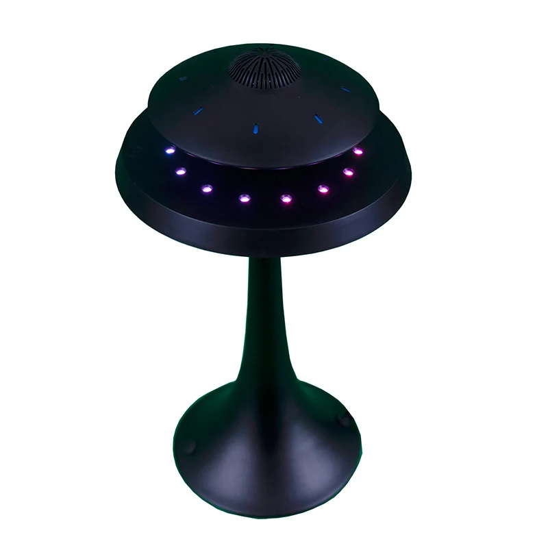 Смарт Bluetooth колонки НЛО Стиль Магнитная подвеска семь цветов светодиодный свет супер бас водонепроницаемый стерео беспроводной зарядки