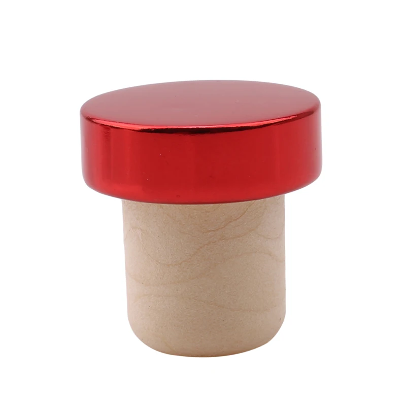 3pcs T-shape Wine Stopper Leak free Red Wine Cork Bottle Plug Bar Tool Sealing Cap Corks For Beer Barware Tools Bottle Stopper