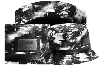 

2020 holiday Sandy beach Coconut leaf Bucket Hat Fishing Hip Hop Cap Sunscreen Chapeau Sun Prevent Hats Women Outdoor Hunting
