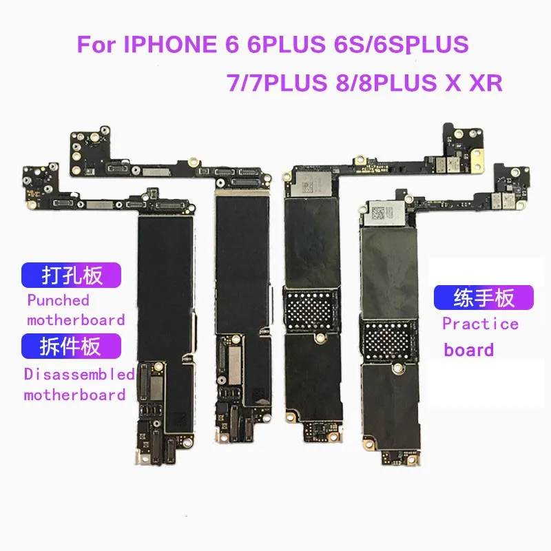 Поврежденная плата без NAND iPhone 6 6plus 6s 6sp 7 7p 8 8p для тренировок ручная разборка