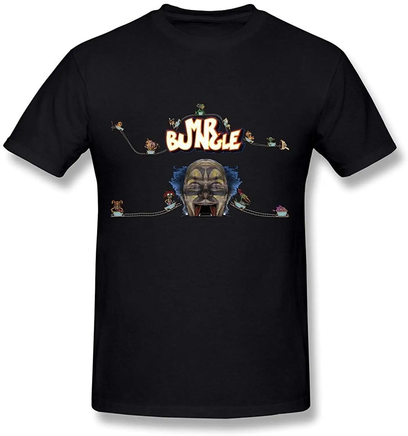 TSDFC Men's Black Mr. Bungle Logo T-Shirt |