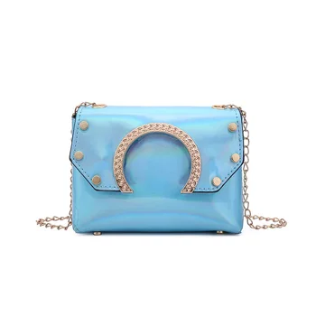 

Small bag 2020 spring and summer new shining bright small bag shoulder bag simple fashion crossbody bag