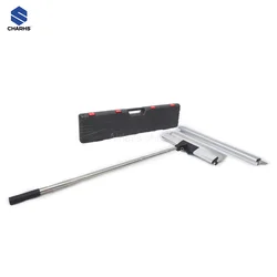 Jeu de lames d'écumage pour peinture, 0.3/0.5mm   10 ", 24", 32 ", avec poignée extensible, spatule pour outils muraux, lame de rechange x 3 
