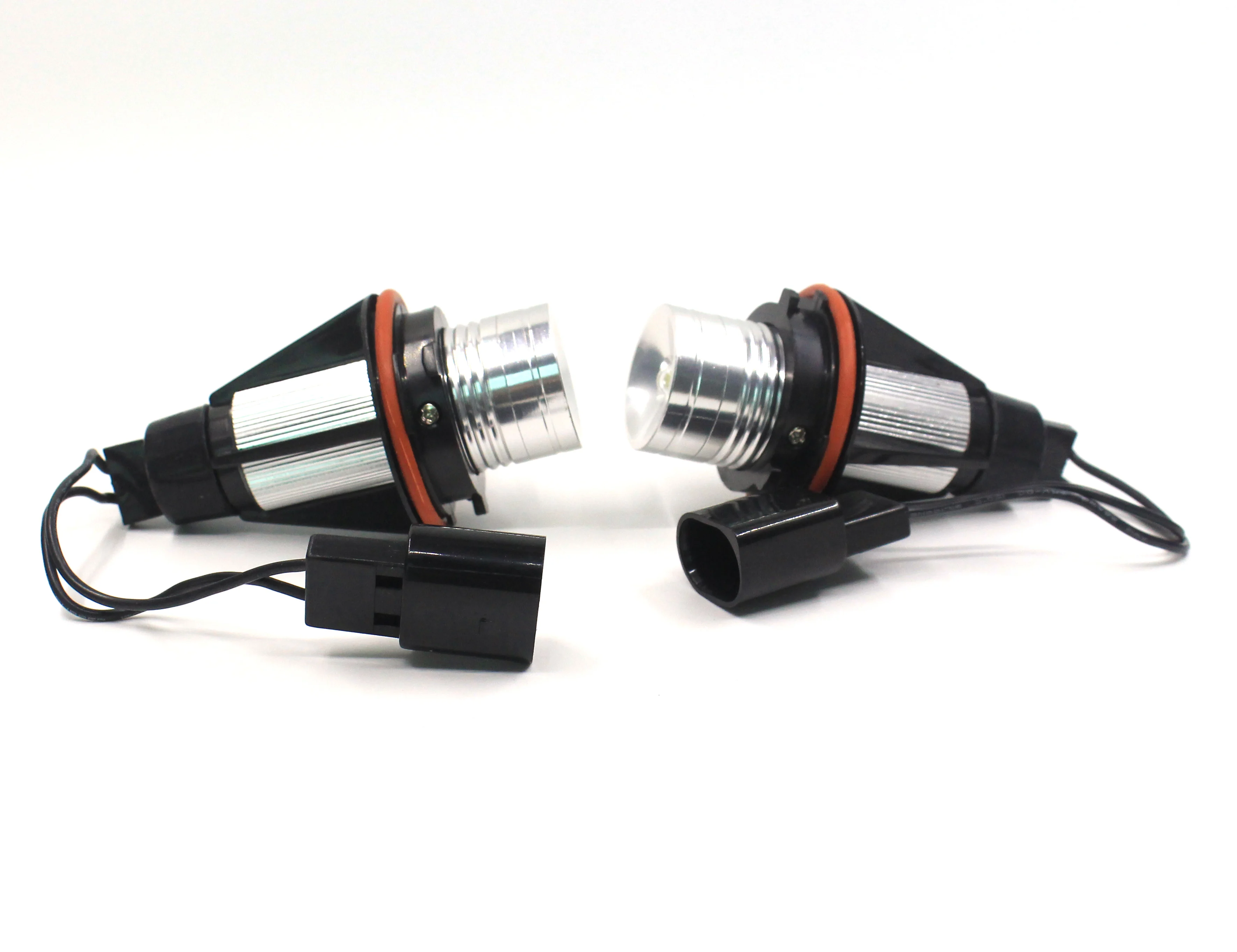 2X Angel Eye E39 5W светодиодный фонарь для автомобиля фары 12V 6000K декоративные лампы белый светодиодный светильник