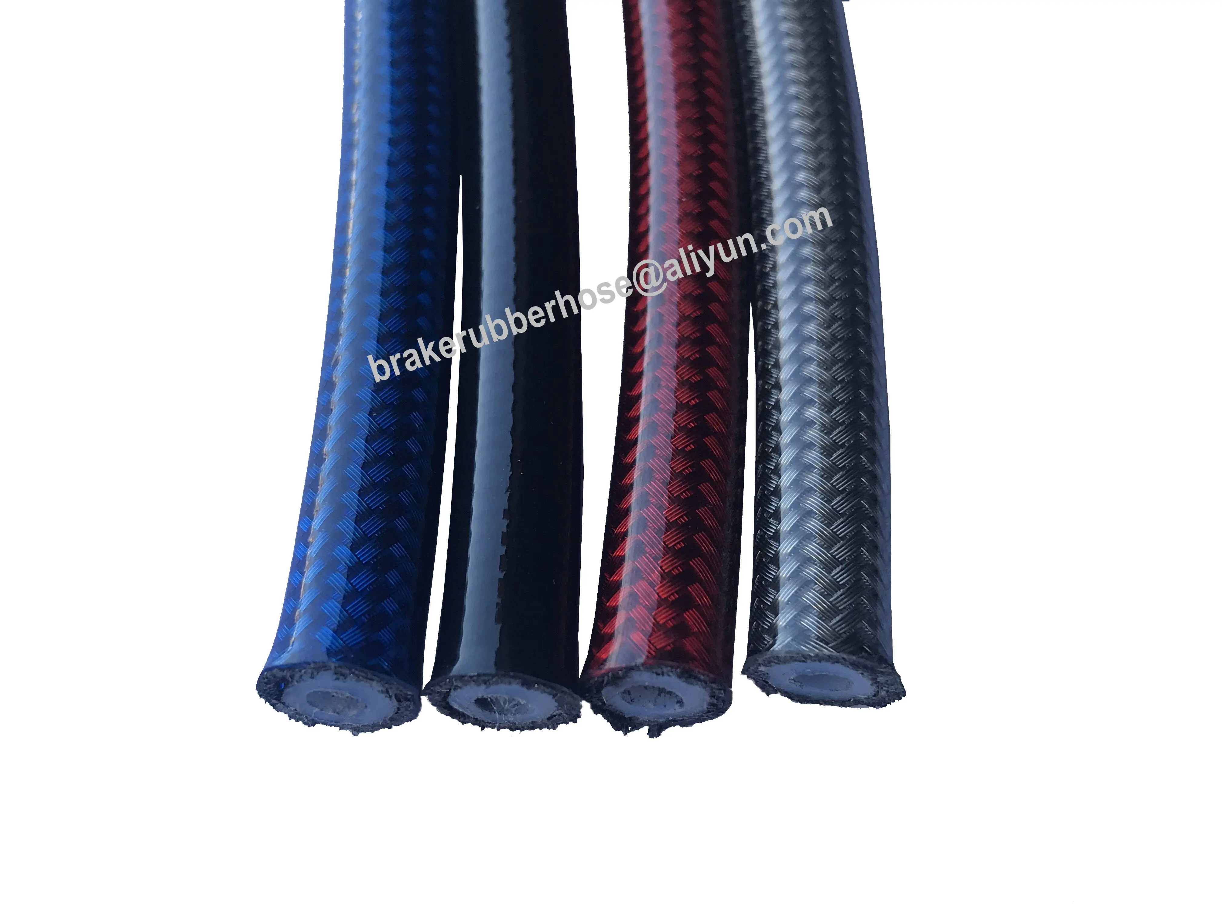 An3 motocicleta automotivo 1/8 "304 fio de aço inoxidável ptfe trançado pvc coberto linha de freio combustível 1m-0