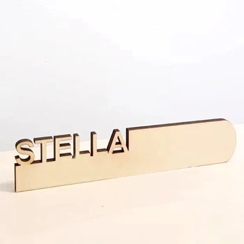 

Custom party decoration wedding Place Cards Personalized wood Names