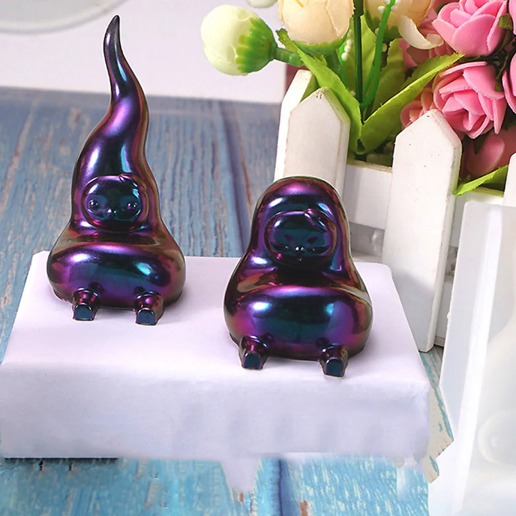 Мультфильм бобы орнамент DIY эпоксидная смола, форма бобы фигура брелок Подвеска плесень