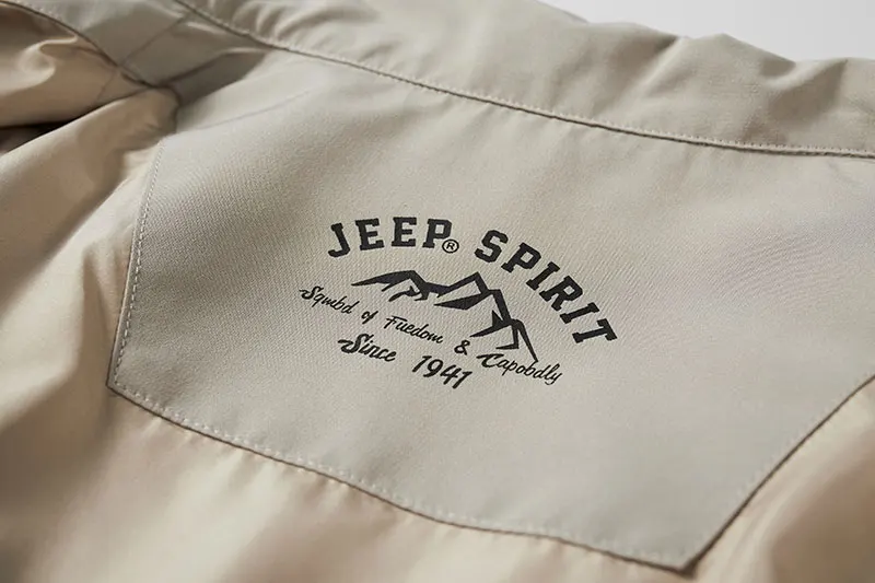 Men Clothes JEEP Spring Cargo Jackets Coat Military Cargo Quick Dry Clothes Long Sleeve Solid Color Jacket Original Brand