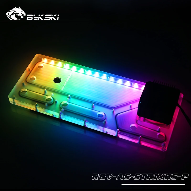 BYKSKI водная доска бак для ASUS ROG STRIX HELIOS GX601 Chasis RGB прямоугольник резервуар RGB RBW RGV-AS-STRIXHS-P