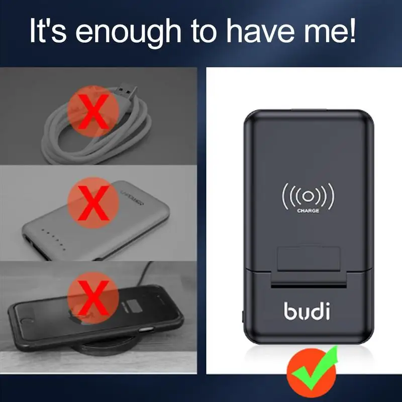 Conversor em Tipo-c 10000mah tipo de Energia Android para 1 Budi Multi-funcional Power Bank c Usb Adaptador Banco 7 mi O7j9 Box 7 Pacotes de acessórios para celular