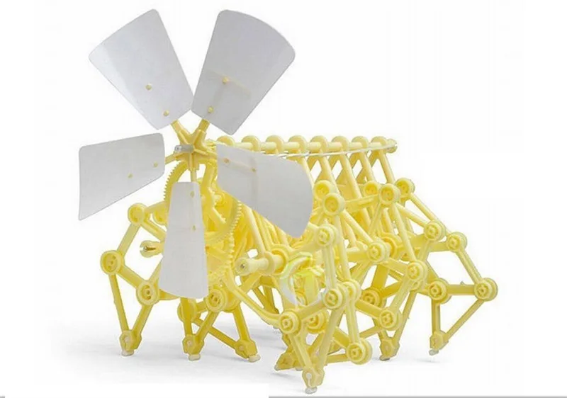 

Children DIY Self-Loading Educational Toy Assembled Wind Energy Power Car Science And Education Building Wind Power Bionic Beast