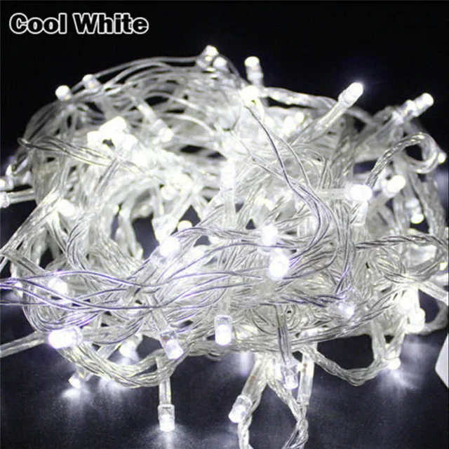 globe string lights 110V 220V 10M 100 Led String Garland Christmas Tree Chain Fairy Light  Waterproof Home Garden Party Outdoor Holiday Decoration solar fairy lights outdoor String Lights