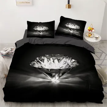

yi chu xin 3D diamond Bedding Set King sizeDuvet Cover Sets with pillowcase queen comforter sets