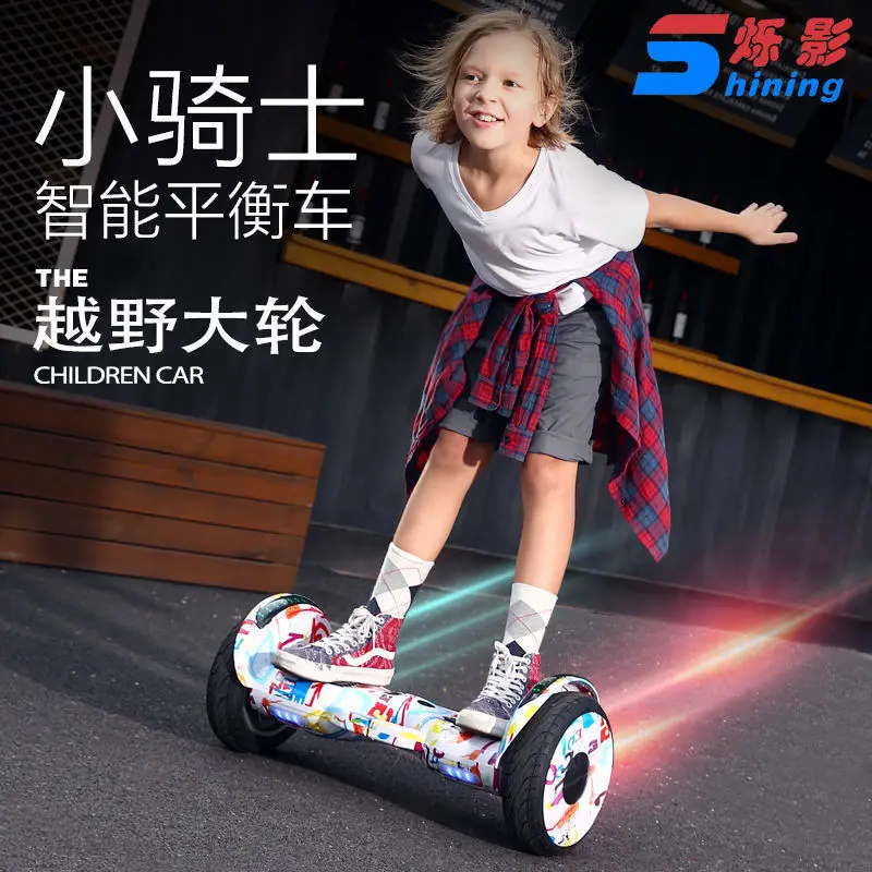 10 Inch Self Balancing Hoverboard-LED Light Wheel Self Balancing Scooter, Hoverboard for Kids Youth