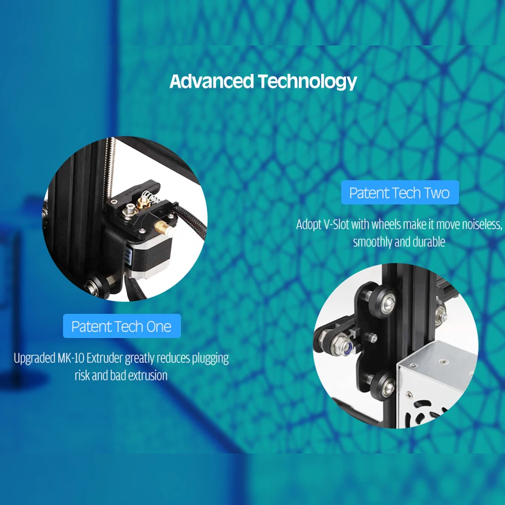 Creality 3D Ender-3 3d принтер Ender-3 обновленная версия 3d принтер v-слот для восстановления питания печать DIY KIT