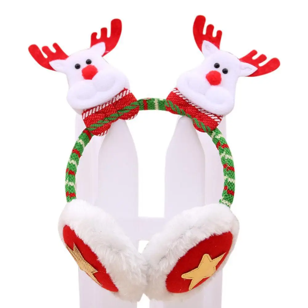 Kuulee Mannen Oorbeschermer Kerst Oorbeschermers Hoofd Hoepel Leuke Cartoon Decoratie voor Volwassenen en Kinderen Voor Winter