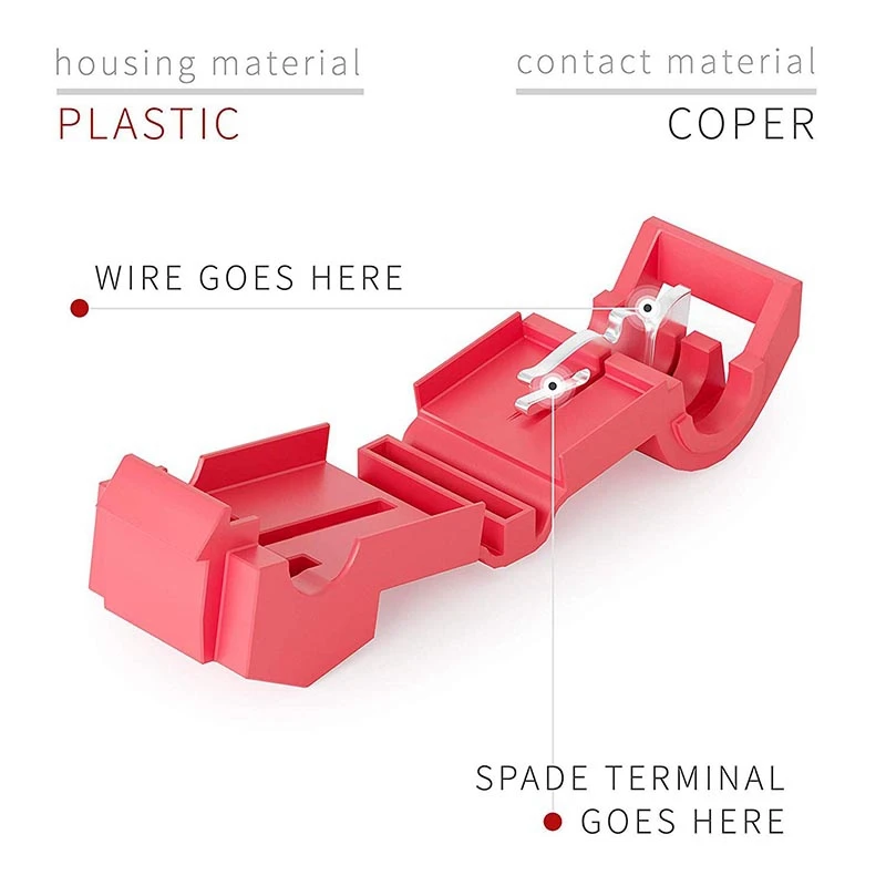 260 шт функция T Tap электрические разъемы-быстроразъемные краны и изолированные мужские быстроразъемные клеммы