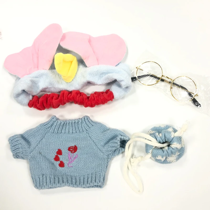 Милая Одежда для кукол, аксессуары, LaLafanfan, кафе, утка, плюшевая игрушка, Kawaii, повязка для волос для девочек, для мытья лица, бега, повязки для макияжа, подарки для девочек