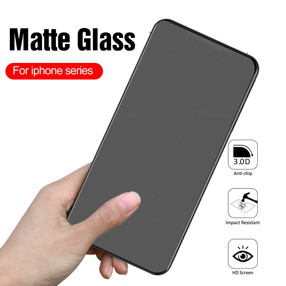 Matte Frosted Glass For Iphone 12 Mini Pro Max Screen Protector Film For Iphone 12 11pro Max I12pro I12 Pro Iphone12 Mini Glass Phone Screen Protectors Aliexpress