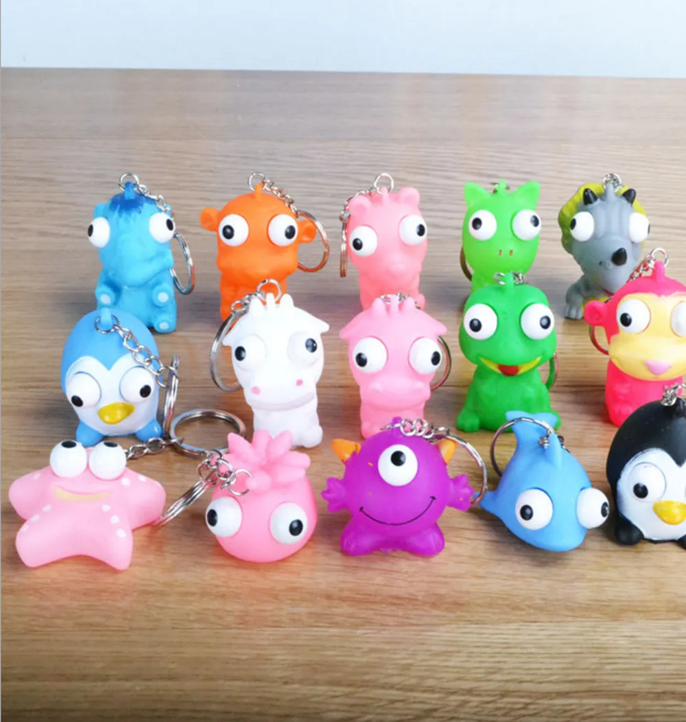 Novelties Toys Gag Squishy Pop Out Stress Reliever Cartoon Animal prank Toys Vent Gift Antistress Toy 4