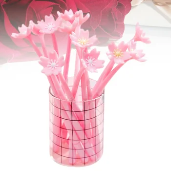 

12pcs Pen Creative Lovely Sakura Romantic Silicone Pen for Kid Children