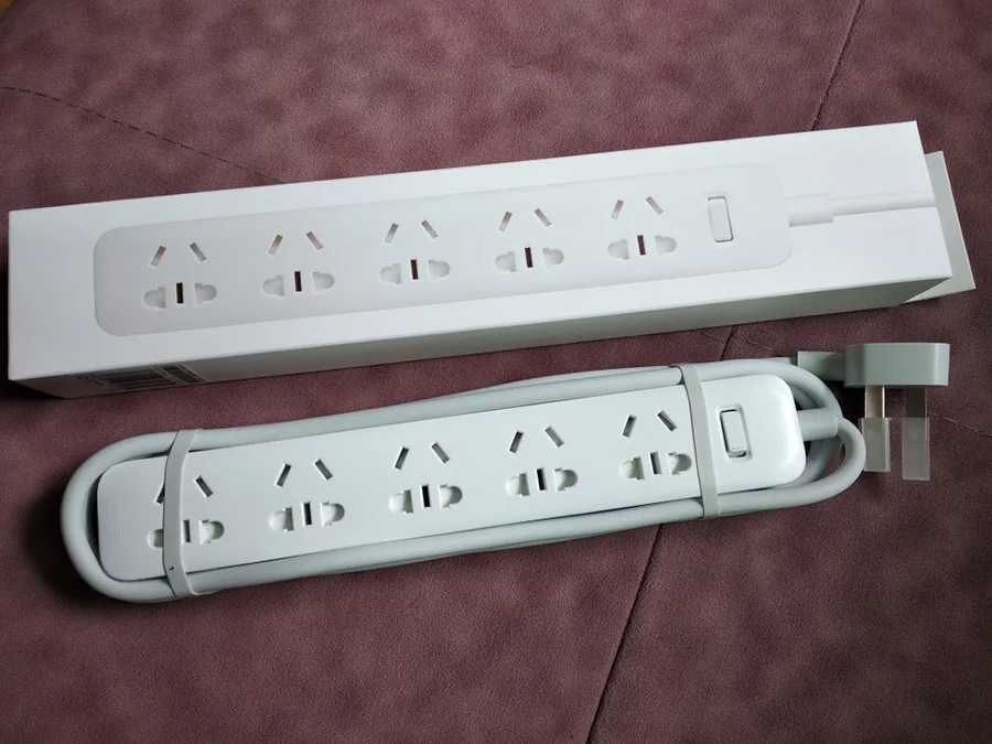 100% Original Xiaomi Power Socket Plug Strip, 5 Smart Intelligent Safety Electrical Plug Socket Adapter have EU UK adapter (1)