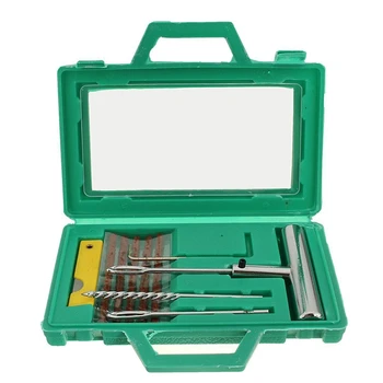 

Car Truck Wheel Tire Repair metal Tool Kit Puncture Plug Patch Mending Fix Set