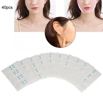 

40Pcs Invisible V-Shape Lift Sticker Makeup Face Chin Face Lifting Pads Thin Tape Face Lift Skin Tighten Anti-wrinkle Sticker
