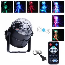 HOLDLAMP – boule magique RGB à 3 led, effet d'éclairage de scène avec télécommande, contrôle automatique du son, pour DJ, Concert 