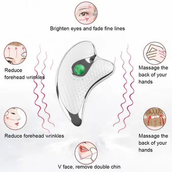 

Heating Electric Scraping Plate Electric Vibration Heating Beauty Instrument Facial Lift Massage Thin Face Scraping Instrument