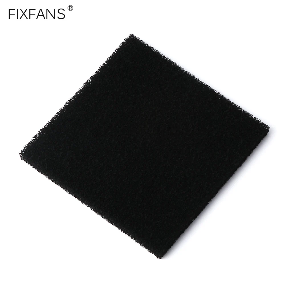 FIXFANS Anti-Static Activated Carbon Filter Sponge Pad Solder Smoke Absorber Remover Fume Extractor for Soldering, 130x130x10mm image 1