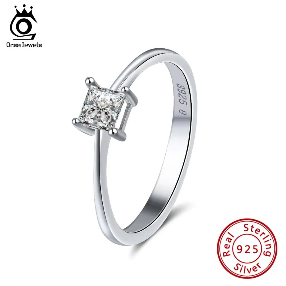 Женские Классические кольца ORSA JEWELS обручальное кольцо из серебра 925 пробы с