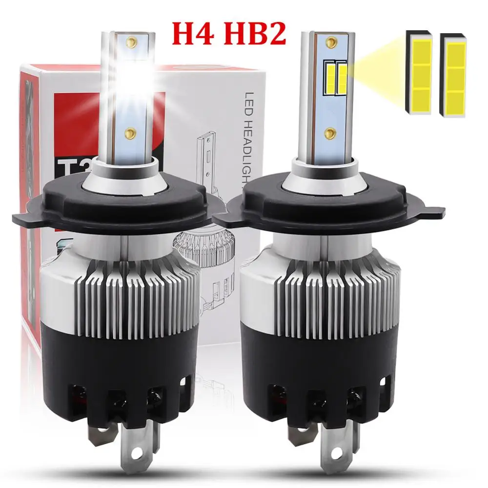 

1pair 45W H4 LED Car Headlight Bulbs 6000LM Hi/Lo beam White CSP chip IP65 Waterproof Auto Front Headlamp Fog Lights DC 9-36V