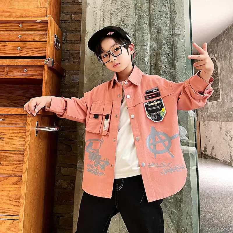 

Рубашка с отложным воротником для мальчиков-подростков, формальная школьная блузка для детей 5, 8, 10, 12, 14 лет, 2022