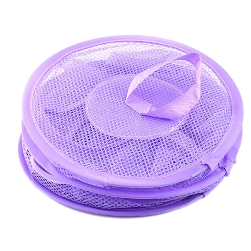 

3 Layer Herb Drying Rack High quality breathable bag hanging cabinets storage mesh cage folding underwear drying basket Nets