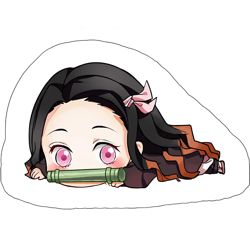 Мультфильм Demon Slayer: Kimetsu No Yaiba Kamado Nezuko мягкая игрушка подушка игрушки подарки косплей реквизит - Цвет: B