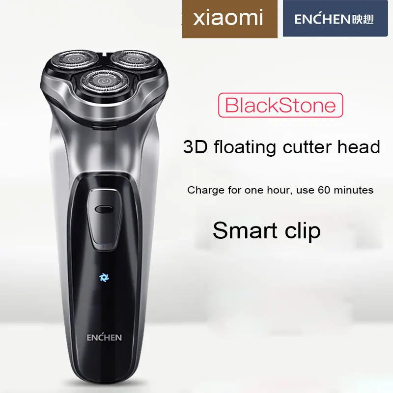 XIAOMI MIJIA для лица бритва Enchen BlackStone 3D электробритва мужчин моющийся type C USB