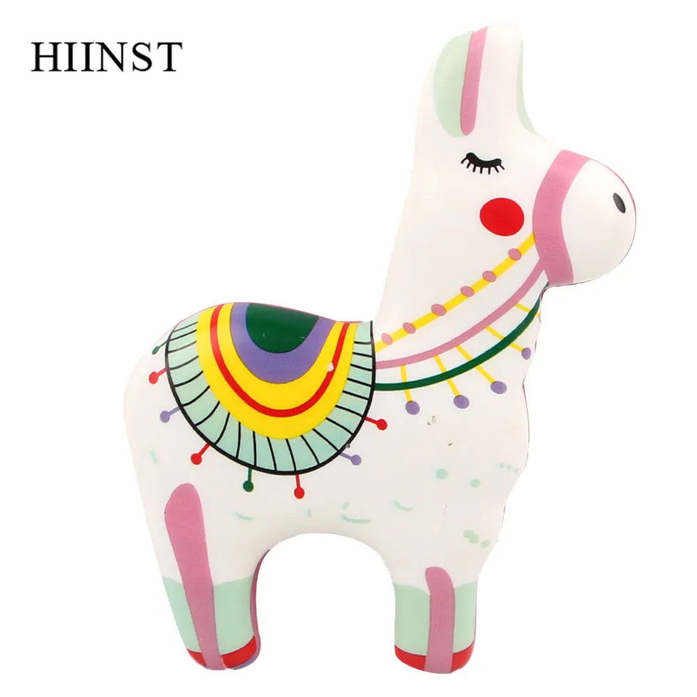 HIINST, рождественские игрушки, сжимающая стресс, мультяшная лошадь, Ароматизированная, для детей, медленно поднимающаяся, ароматическая игрушка, для взрослых, снимает стресс, реалистичные игрушки