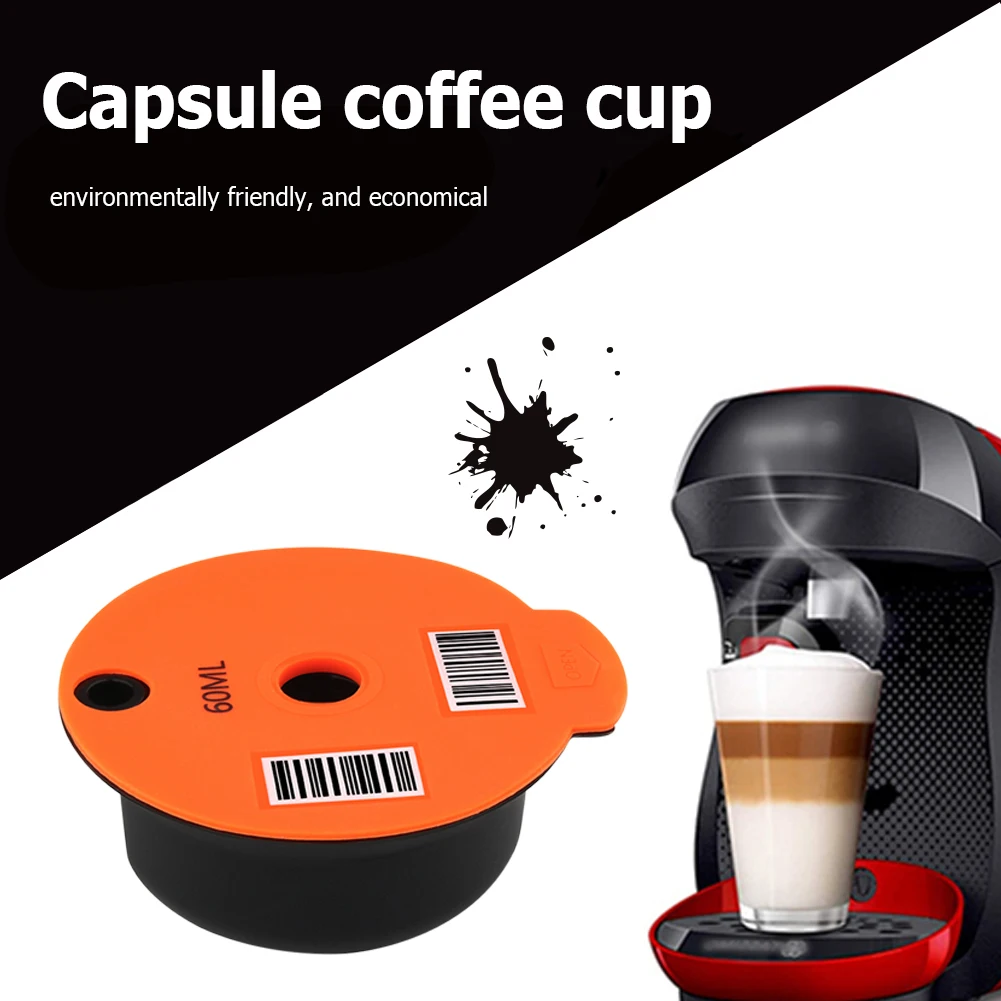 Reusable Coffee Capsules 180 ml Compatible with Bosch-s Tassimo Machines Coffee Pods with Readable Barcode Coffee Filter Refillable 