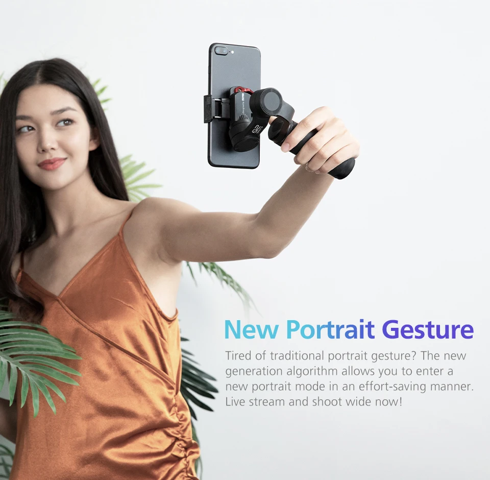 Zhiyun Smooth Q2 3 осевой Карманный стабилизатор для смартфона 11 Pro Max S10 9 маленький